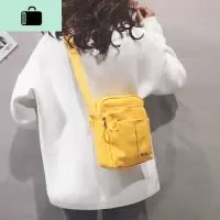小布包包女2020新款休闲百搭宽带单肩包简约原宿风学生帆布斜挎包NEW LAKE女斜挎包