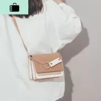 ins超火小包包女2020新款潮韩版百搭宽带斜挎包女简约时尚单肩包NEW LAKE女斜挎包