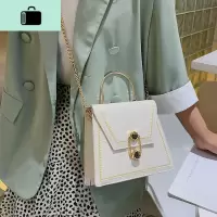 上新小包包女包2020新款潮韩版百搭斜挎包时尚链条单肩手提小方包NEW LAKE女斜挎包