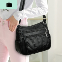 皮女包软皮女士小包包女2020新款单肩包百搭时尚斜跨包妈妈包NEW LAKE女斜挎包