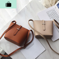 网红水桶包包女2020新款韩版简约百搭单肩包chic时尚复古斜挎小包NEW LAKE女斜挎包