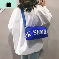 原宿大包包女包新款2020旅行大容量布袋包韩版百搭少女单肩斜挎包NEW LAKE女斜挎包