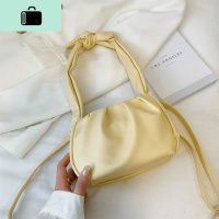 云朵小包女2020春夏新款潮褶皱包OL通勤百搭腋下包单肩手提斜挎包NEW LAKE女斜挎包