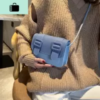 小包包女2020春夏季新款韩版潮时尚复古小方包简约百搭单肩斜挎包NEW LAKE女斜挎包