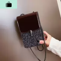 链条小包包女2020新款潮春夏网红小黑包质感百搭手机包单肩斜挎包NEW LAKE女斜挎包