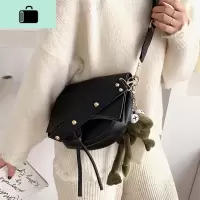 夏天质感女包包2020新款潮马鞍包女斜挎包洋气百搭ins宽带单肩包NEW LAKE