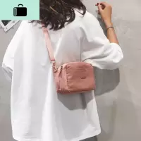 ins尼龙休闲斜挎小包女2020新款韩版百搭氧气防泼水布包单肩小包NEW LAKE女斜挎包