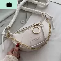 女包包2020新款潮胸包链条斜挎包流行腋下包饺子包韩版百搭NEW LAKE女斜挎包