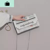 上新小包包女2020新款韩版百搭斜挎包时尚个性链条ins网红小方包NEW LAKE 白色女斜挎包