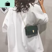 迷你小包包女包新款2020个性百搭小方包休闲chic链条单肩斜挎包潮NEW LAKE女斜挎包