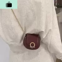 高级感迷你小包包女2020新款潮网红百搭斜挎包洋气链条单肩马鞍包NEW LAKE女斜挎包