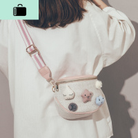 ins超火可爱小包包女2020新款潮韩版百搭斜挎包软妹文艺帆布包NEW LAKE女斜挎包