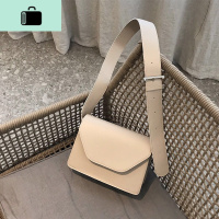 包包2020新款时尚百搭ins超火韩版pu小方包宽肩带单肩斜挎女小包NEW LAKE女斜挎包