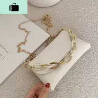迷你高级感小众包包女2020新款潮网红百搭2019复古斜挎链条单肩包NEW LAKE女斜挎包