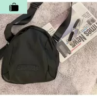 自制包包新款2020夏季潮范多功能黑色贝壳女包牛津布单肩斜挎包NEW LAKE 黑色收藏先发女斜挎包