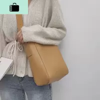 ins超火单肩包女士包包2020流行新款潮韩版百搭斜挎包时尚水桶包NEW LAKE女斜挎包