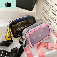 上新质感百搭透明小包包2020新款女包洋气果冻流行小方小众斜挎包NEW LAKE女斜挎包