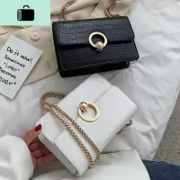 今年流行的包包女2020网红新款潮韩版百搭单肩斜挎ins时尚小方包NEW LAKE女斜挎包