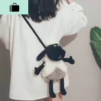 可爱小包包2020新款韩国ins日系软妹毛毛包少女心学生百搭斜挎包NEW LAKE女斜挎包