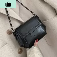 港风复古chic女包包包2020新款潮单肩斜挎包高级感百搭ins小方包NEW LAKE女斜挎包