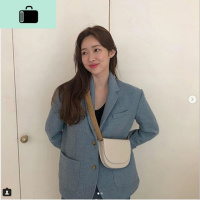 简约小众设计斜挎包包女2020春夏新款潮牌马鞍型多用可腰背单肩包NEW LAKE女斜挎包