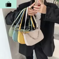 小众法式链条法棍包腋下包单肩斜挎小包包女包2020新款潮NEW LAKE女斜挎包