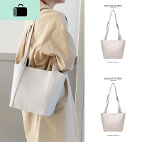 夏季夏天高级感洋气大容量包包女包2020新款潮百搭斜挎单肩水桶包NEW LAKE女斜挎包