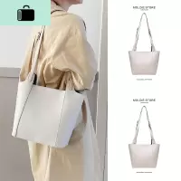 夏季夏天高级感洋气大容量包包女包2020新款潮百搭斜挎单肩水桶包NEW LAKE女斜挎包