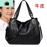 2020新款中年女包妈妈包大包百搭手提包老年单肩包斜挎包大容量包NEW LAKE女斜挎包