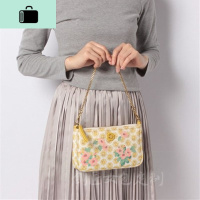 中古包包女2020夏季新款小众复古印花法棍包百搭腋下链条包斜挎包NEW LAKE女斜挎包