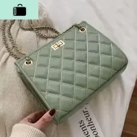 流行小包包女包2020新款潮网红斜挎韩版百搭菱格链条包时尚NEW LAKE女斜挎包