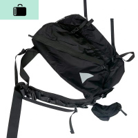 反光3M韩国ins街头男女单肩斜挎邮差机能大容量包NEW LAKE black女斜挎包