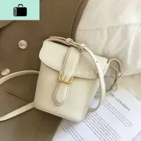 韩国ins气质复古水桶包迷你斜挎小包包时髦百搭单肩包女包2020新NEW LAKE女斜挎包