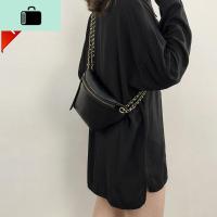 2020新款夏季网红腰包超火包包女纯色潮牌软皮链条胸包女斜挎百搭NEW LAKE女斜挎包