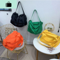 夏包斜挎布包单肩大包女2019 年新款潮百搭大容量洋气网红简约包NEW LAKE女斜挎包