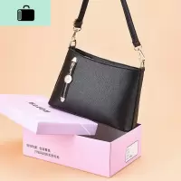 中老年女包妈妈包2019新款秋冬时尚手提包百搭大气单肩斜挎小包包NEW LAKE女斜挎包