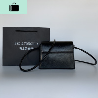 2020新款潮简约百搭网红盒子包包港风复古小方包单肩斜挎小黑包女NEW LAKE女斜挎包