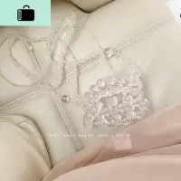 仙女水晶贝壳包mini迷你流浪包手工编织珍珠小包单肩斜挎包NEW LAKE女斜挎包