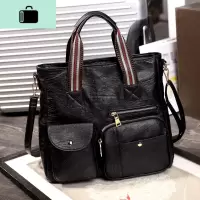 包包女2020新款手提包时尚复古百搭单肩斜跨包时尚潮大容量女包NEW LAKE女斜挎包