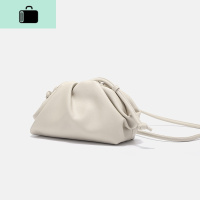 包包女2020新款斜挎百搭晚宴包饺子包褶皱拎包单肩手提包NEW LAKE女斜挎包