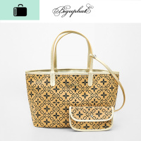 斜挎包2020新款百搭夏季时尚手提托特大容量购物旅行袋印花潮女包NEW LAKE女斜挎包