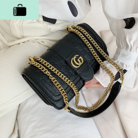 夏季ins超火包包女包2020新款时尚港风斜挎包洋气百搭链条小方包NEW LAKE女斜挎包