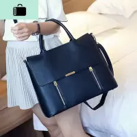 公文包职业手提大包包上班大容量商务女包单肩斜挎文件包百搭大气NEW LAKE女斜挎包