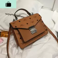 网红包包女2020新款时尚小方包韩版单肩包印花仙女斜挎包百搭小包NEW LAKE