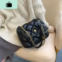 质感小包包女2020春夏韩版新款时尚菱格链条包ins百搭单肩斜跨包NEW LAKE女斜挎包