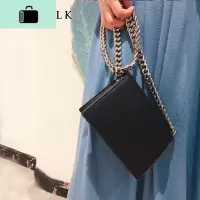 包包女包新款2020简约ins百搭粗链条小方包单肩包斜挎包迷你小包NEW LAKE女斜挎包