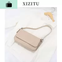 单肩小方包 奶茶色腋下包包女2020新款韩国简约信封包百搭斜挎包NEW LAKE女斜挎包
