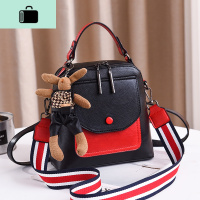 春夏质感包包女2020新款时尚小方包百搭多用背包双肩单肩斜挎女包NEW LAKE女斜挎包