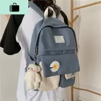 书包女韩版原宿ulzzang高中学生可爱萌双肩包2020年新款初中背包NEW LAKE