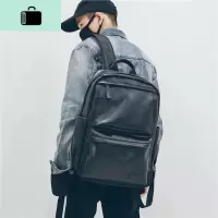 潮牌双肩包男士商务背包旅行防雨百搭高中学生电脑书包时尚潮流女NEW LAKE